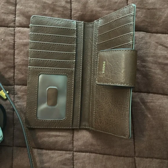 Fossil - Rachel Satchel and Matching Wallet - Picture 5 of 8